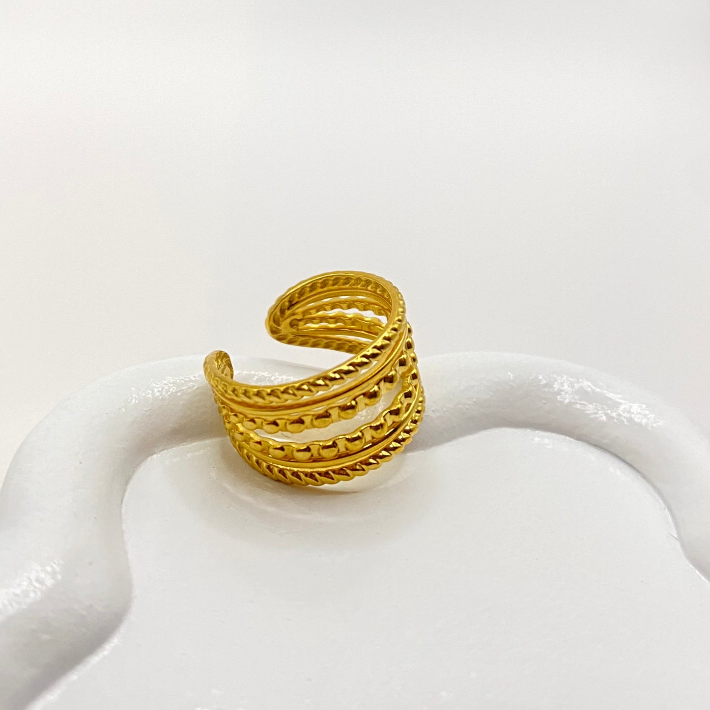 Spiral Stripe Ring