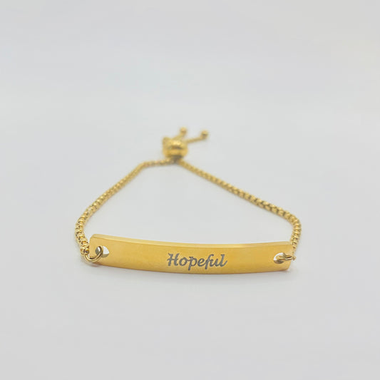 Personalised text Bracelet