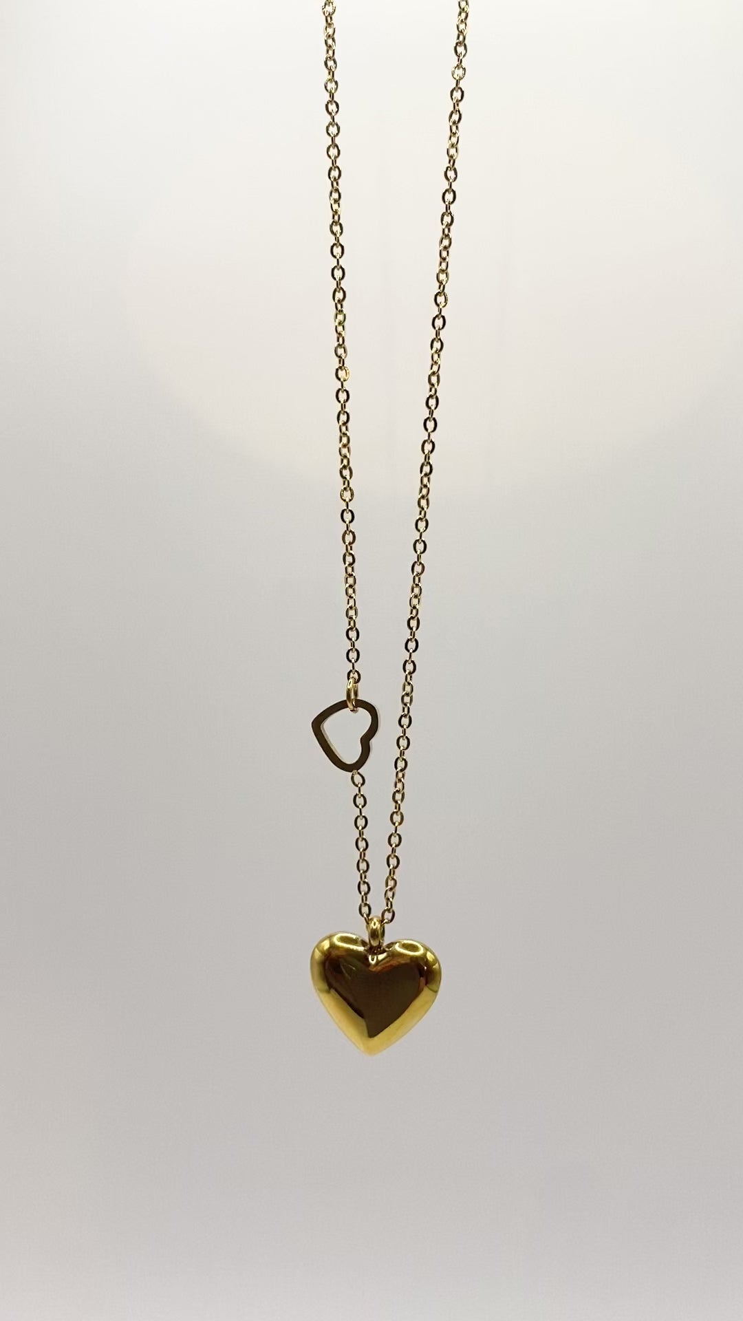Double Heart Necklace